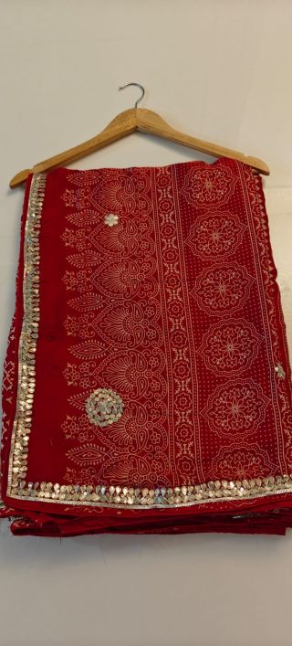 Red color Modal silk saree